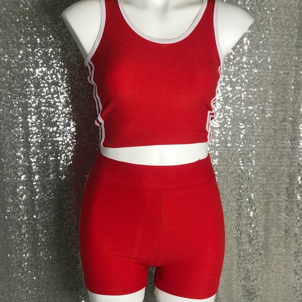 Crop top and shorts set